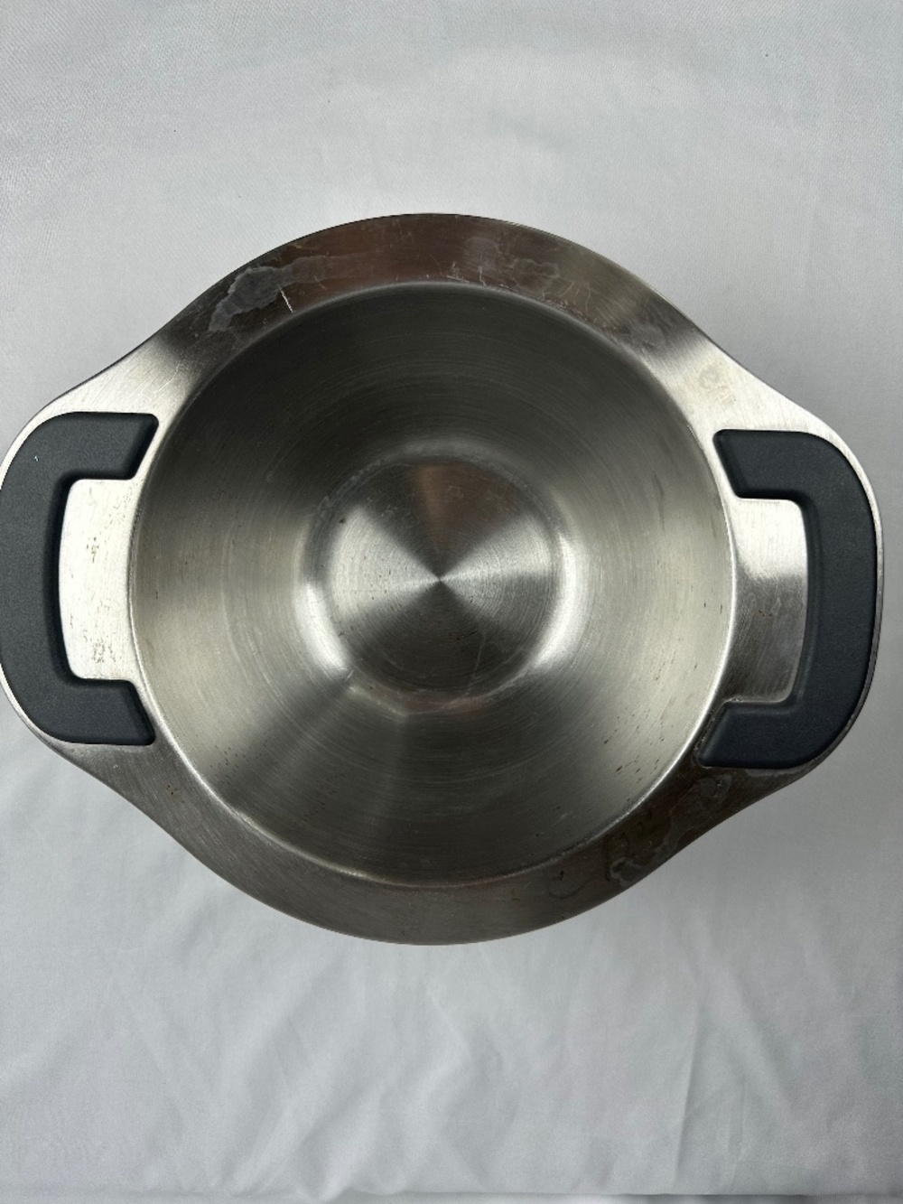Pampered Chef Double Boiler Pan Stainless Steel Insert with Handles, Retired